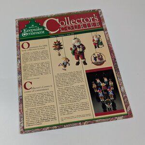 Vintage 1986 Hallmark Keepsake Ornament Collector's Courier Newsletter